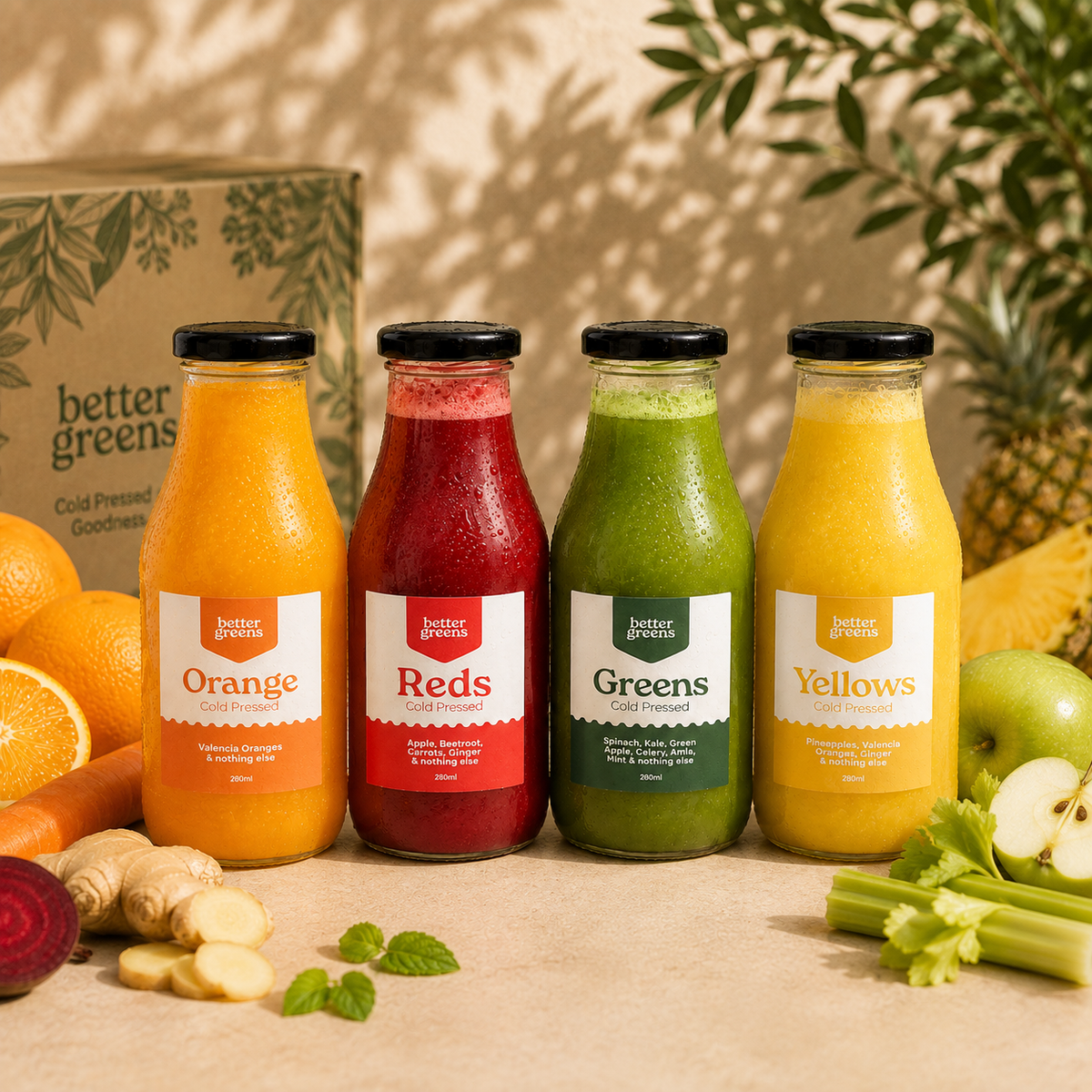 Cold Pressed Juices Set