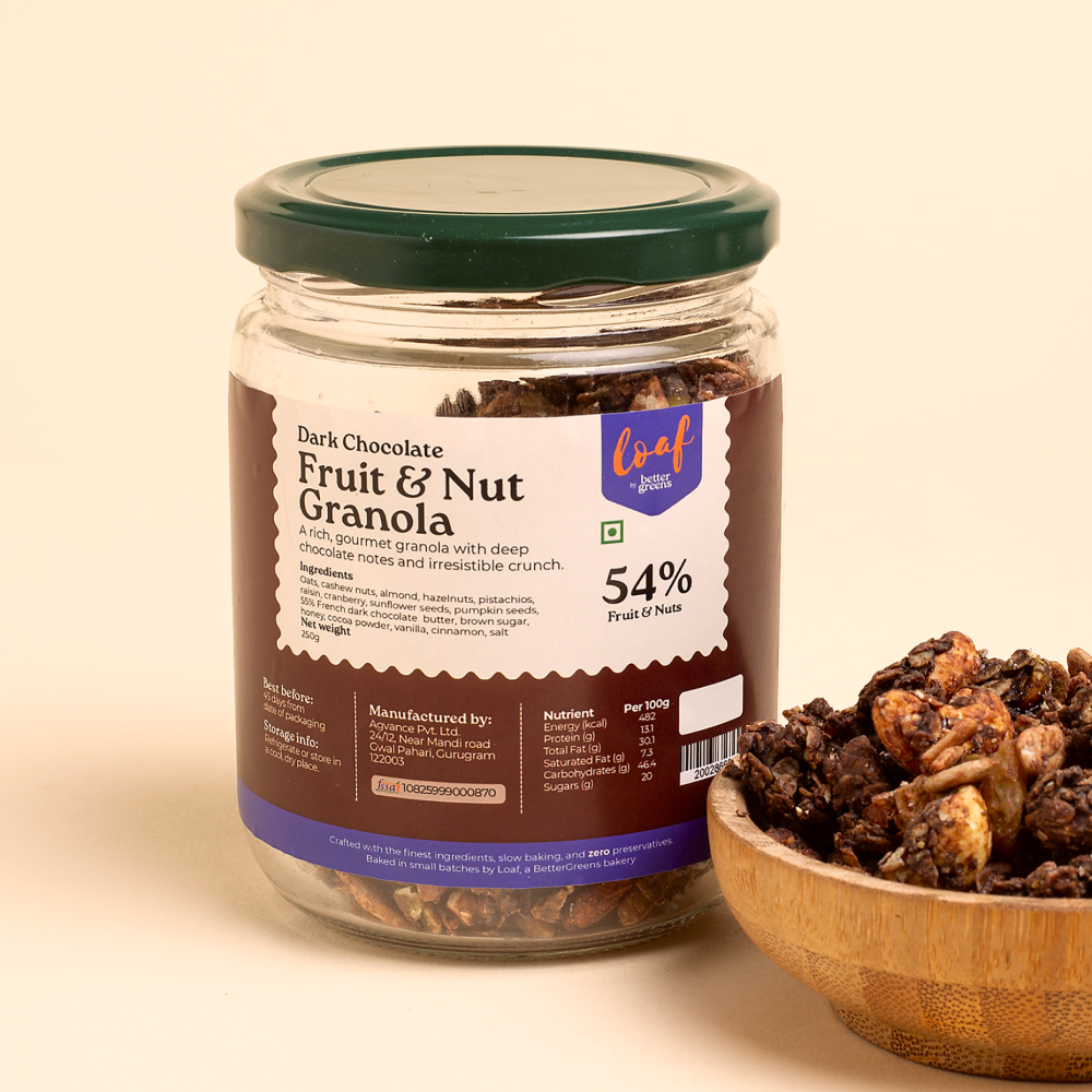 Dark Chocolate Fruit & Nut Granola