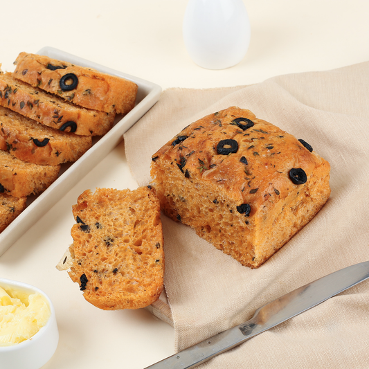 Olive & Red Paprika Focaccia