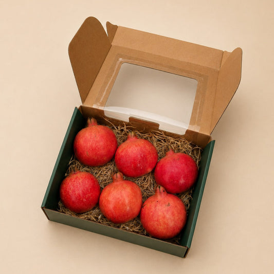 Bhagwa Pomegranate Farm Box (pack of 6)
